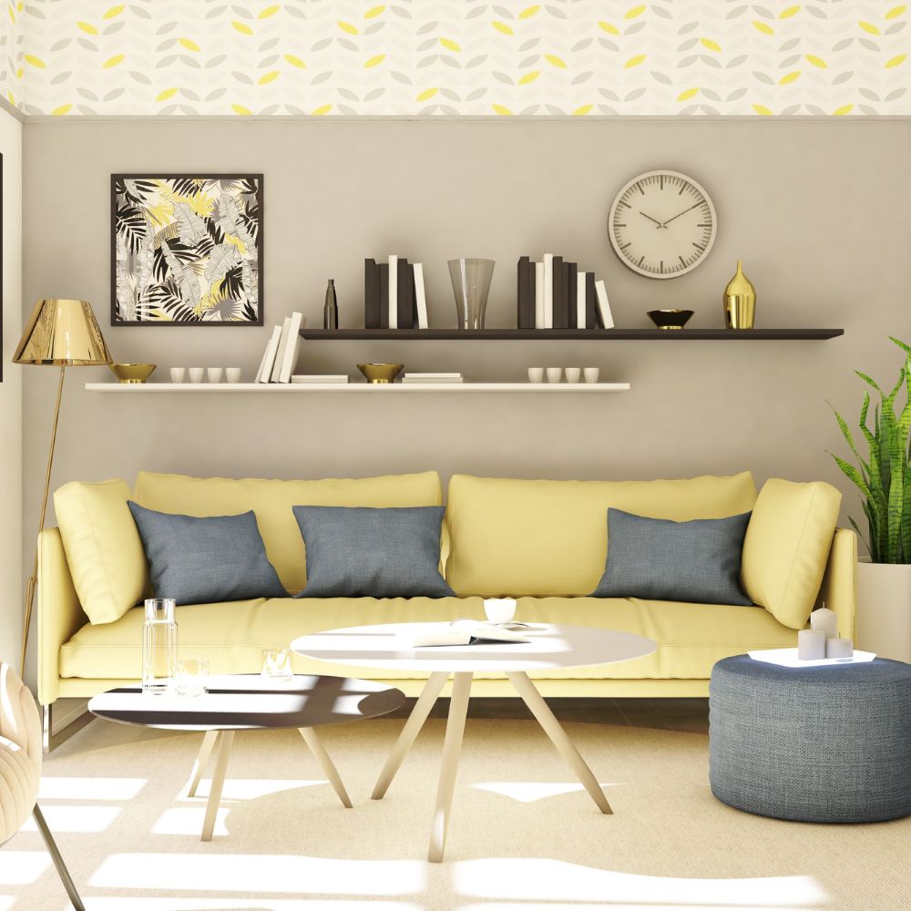 яркий дизайн вітальні