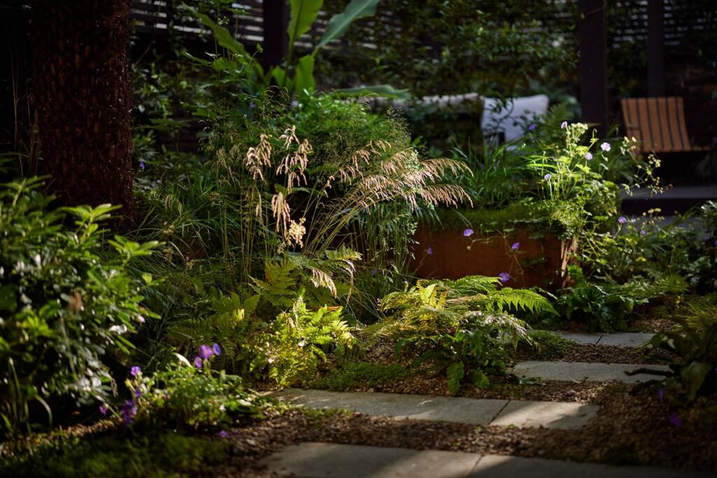 внутрішній дизайн міського саду