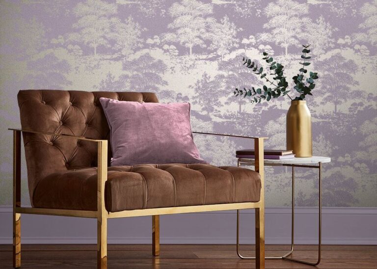 фіолетовий колір в дизайні інтер'єру