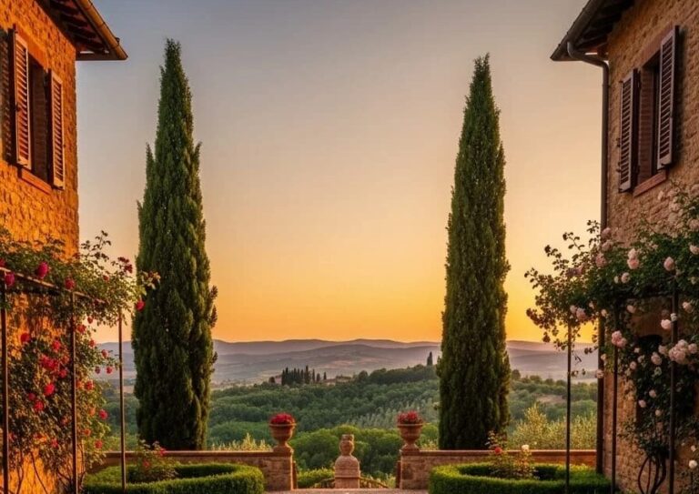 тосканський сад дизайн