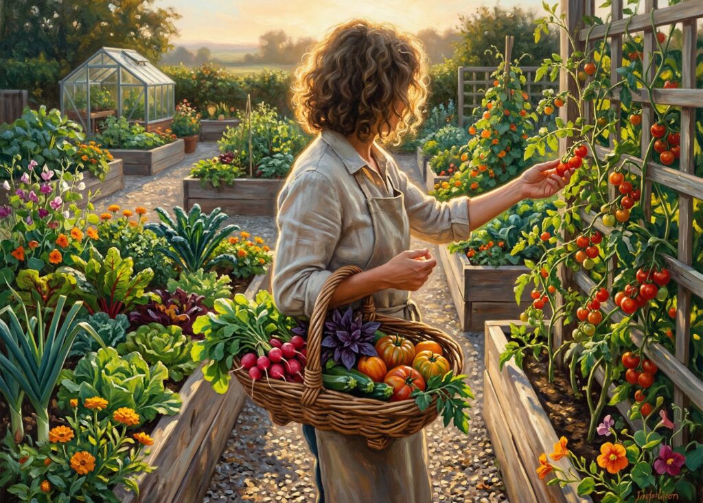 сад потаже, як створити декоративний город