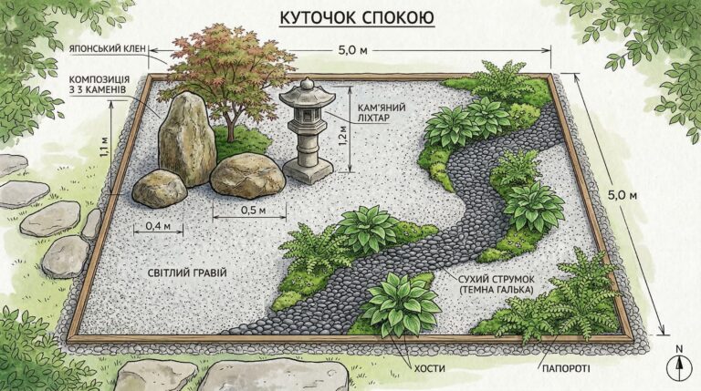 як створити автентичний японський сад